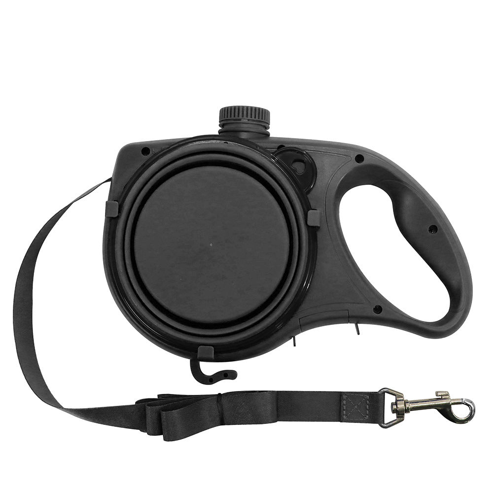 3 - in - 1 Portable Pet Traction Rope with Built - in Water Bottle - Ideal Dog Walking Leash - ispetlove