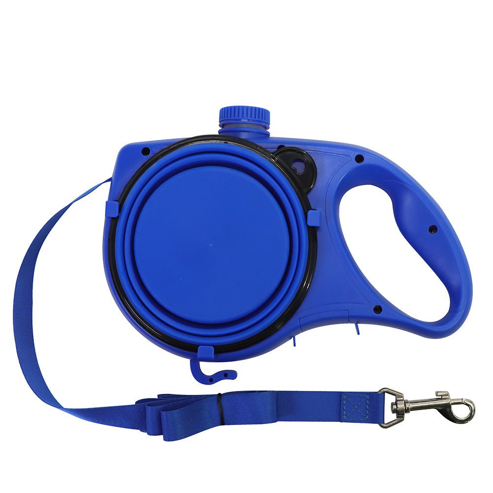 3 - in - 1 Portable Pet Traction Rope with Built - in Water Bottle - Ideal Dog Walking Leash - ispetlove