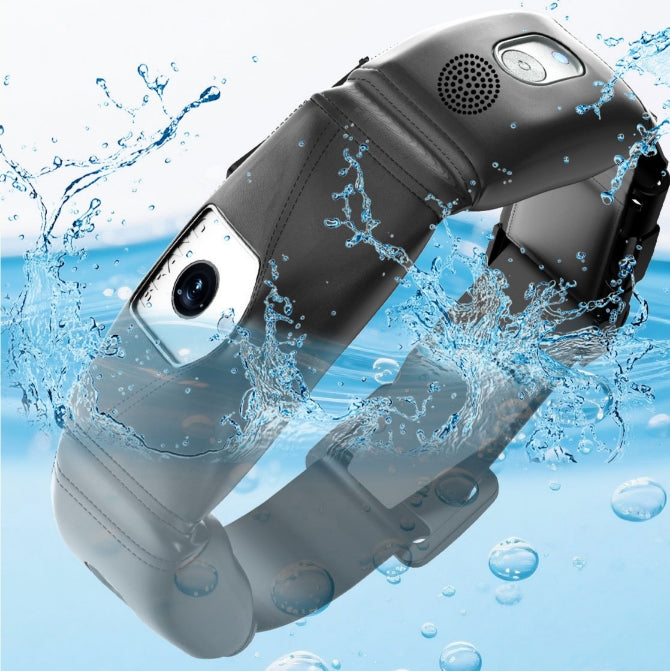 The waterproof positioning collar that can be used for shooting is in the water